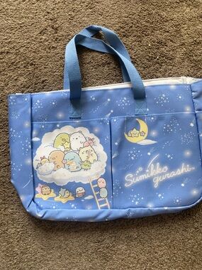 Sumikkogurashi Blue Starry Tote Bag NEW